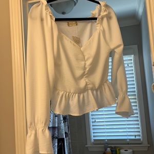 Altered State brand-new white blouse never worn